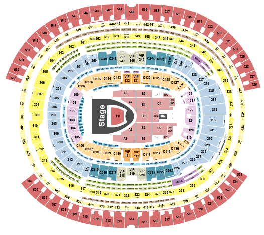 SoFi Stadium BLACKPINK Seating Chart